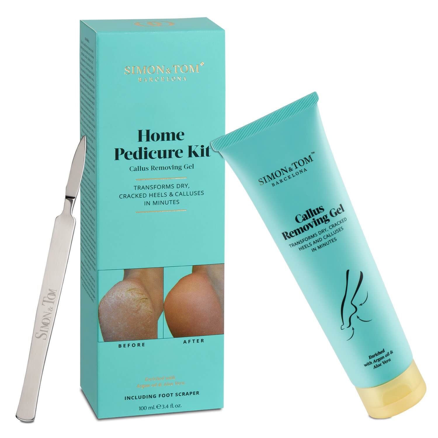 Simon & Tom Home __Pedicure __Kit Callus Removing Gel for Feet Simon & Tom Home __Pedicure __Kit Callus Removing Gel for Feet